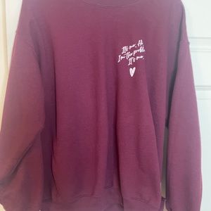 fan merch taylor swift sweater size large